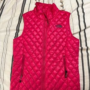 Hot Pink💕 North Face Quilted Vest